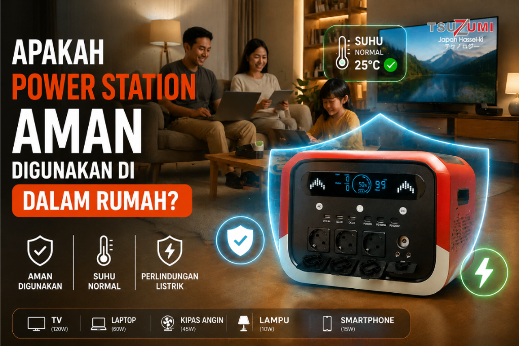 Apakah Power Station Aman Digunakan di Dalam Rumah? Ini Penjelasan Lengkapnya